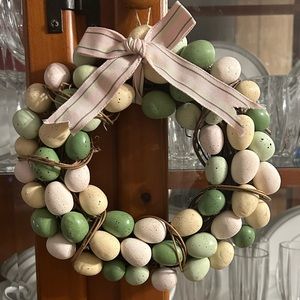 Easter egg wreath